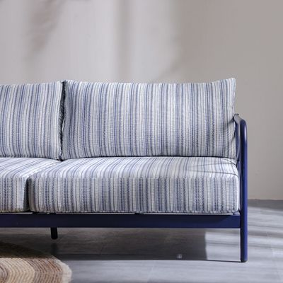 Kennet 3-Seater Sofa-Dark Navy/Blue-With 1-Year Warranty