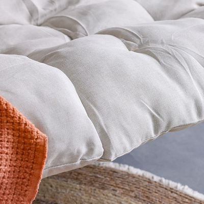 Lima 3-Seater Swing with Canopy - Grey-Green/Teak/Beige - With 1-Year Warranty