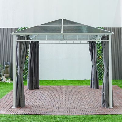 Deora Gazebo - White - 3x3 M - With 1-Year Warranty 