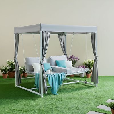 Ellora Daybed Cum Swing - White & Grey