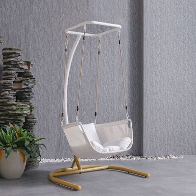 Bella Hanging Chair - White - With 1-Year Warranty