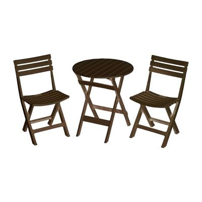 كلاسيكا طقم شرفة 2+1- بني كلاسيكا طقم شرفة 2+1- بني