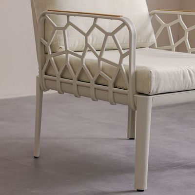 Ruby Plastic Chair - Beige - With 1-Year Warranty