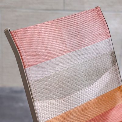 Mabel 1 + 2-Seater Balcony Set - Taupe/Pink - With 6-month Warranty