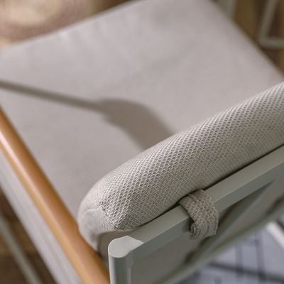 Tuxedo 1 + 6-Seater Dining Set - Beige - With 1-Year warranty