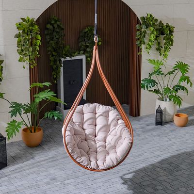 Valance Hanging Chair - Terracotta - With 1-Year Warranty