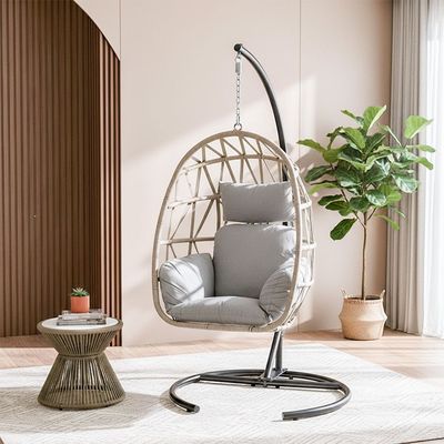 Lisbon Swing Chair - Grey - With 1-Year Warranty