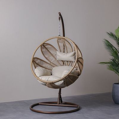 Paris Swing Chair - Brown - With 1-Year Warranty - By Ziantti