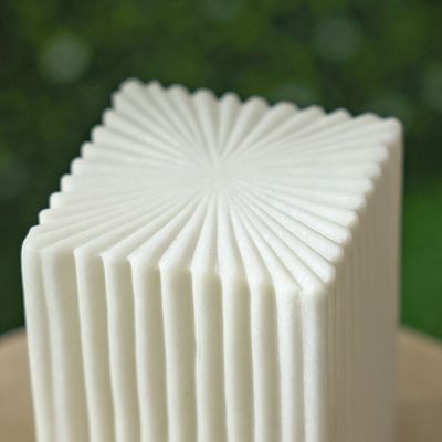 Square Box Decor With Light 10.6X10.6X15.8Cm