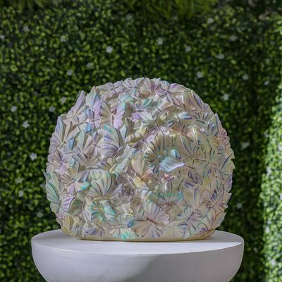 Butterfly Flat Ball Decor With Light 37.8X19.5X32.3Cm