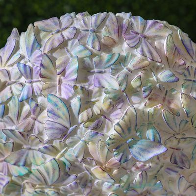Butterfly Flat Ball Decor With Light 37.8X19.5X32.3Cm