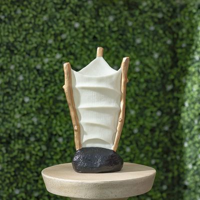 Sailing Boat Decor With Light 20.2X16.5X33.6Cm