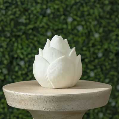 Lotus Bud Decor With Light 8.2Cm 14.3X14.7Cm