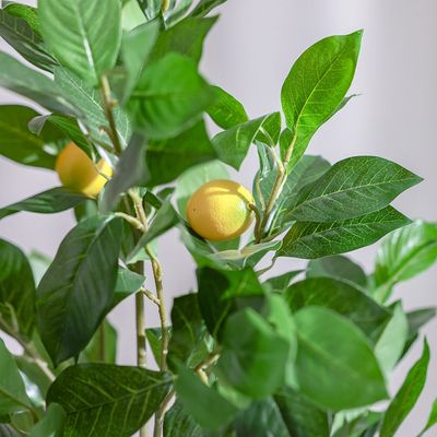 شجرة ليمون صناعية مع أصيص - 130 سم