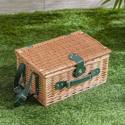 Picnic Basket Set - 2 Pieces - Multi-color