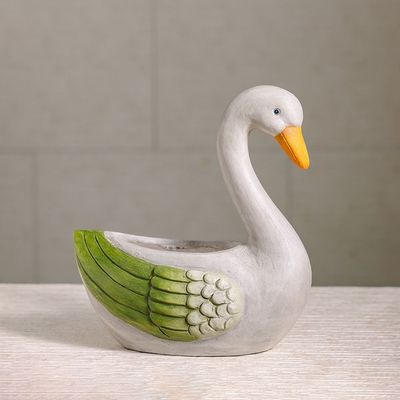 MGO Swan Planter - 34.5x21x37.5 cm