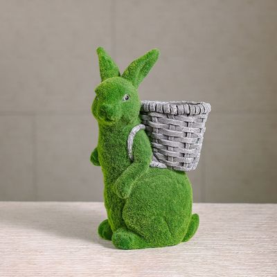 MGO Green Rabbit Décor - 26x17x41.3 cm 