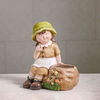MGO Girl Planter - 32x25x40 cm