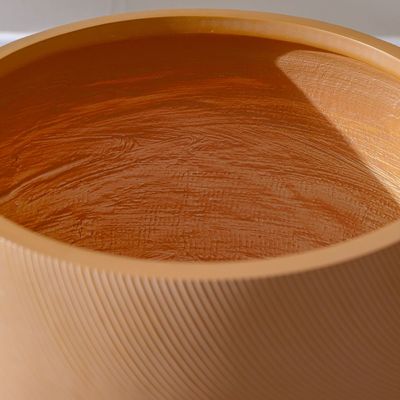 Fibre Clay Pot - Spiral - 50x50x38 cm