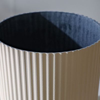 Plastic Pot - Beige - 20x20x20 cm 