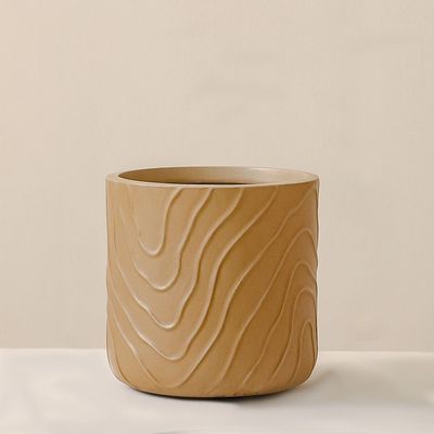 Fibre Clay Pots Abstract Design - 30X30X30 Cm