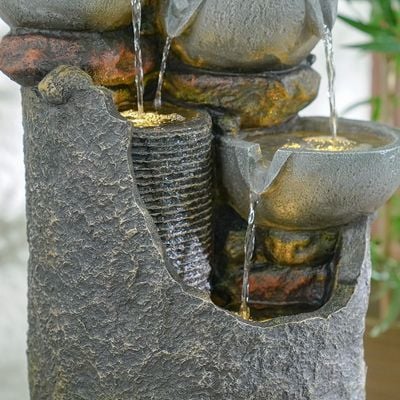 نافورة ضباب مينجل بمقاس 33×35×63 سم