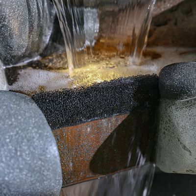 Pebble Fountain - Multi-color - 57x40x130 cm