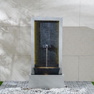 Serene Wall Fountain 65X35X130 Cm