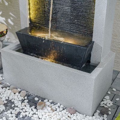 Serene Wall Fountain 65X35X130 Cm