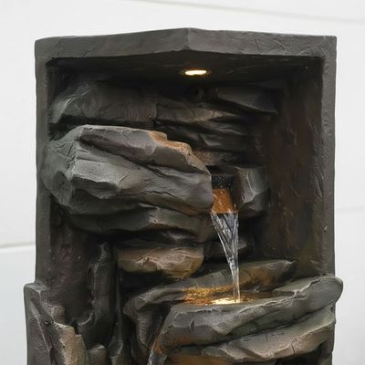 نافورة شلال الوادي بمقاس 37.5×37.5×102.5 سم