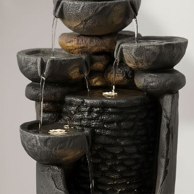 نافورة عاجية بمقاس 28×23×60 سم