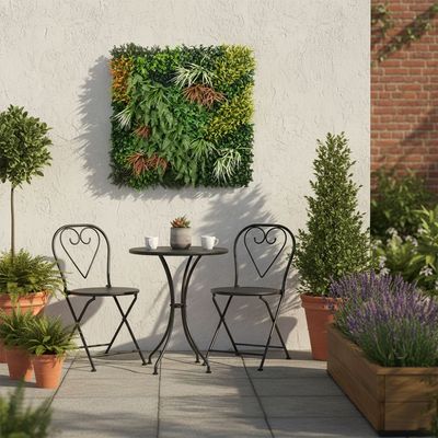 Artificial Fence - Crystal - 100x100 cm 