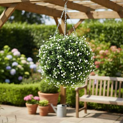 Hanging Ball Aptenia+Dandelion - Dia 31 Cm