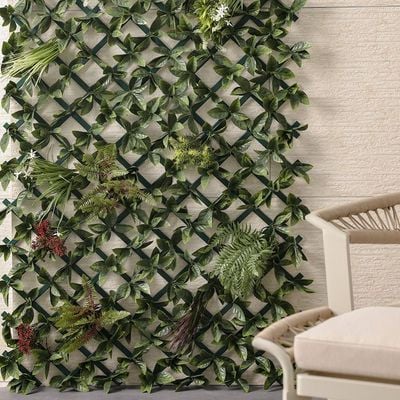 Artificial PVC Willow Fence - 100x200 cm | Outdoor Decorative Privacy Panel
