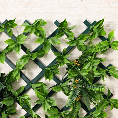 سياج من خشب الصفصاف الاصطناعي من مادة البولي فينيل كلوريد – 100×200 سم | لوحة خصوصية خارجية مزخرفة