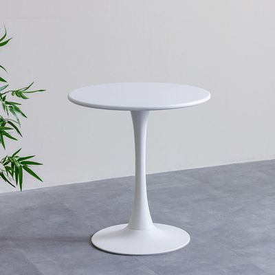 Trinket Side Table Dia70x75cm - White