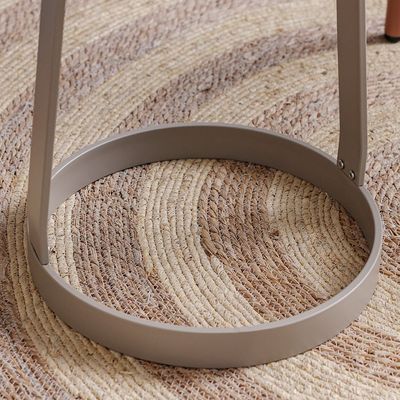 موريني طاولة جانبية بقطر 47 × ارتفاع 52.5 سم - لون رملي