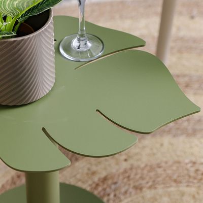 Leaf Side Table D37x46xT 5.0 mm - Green