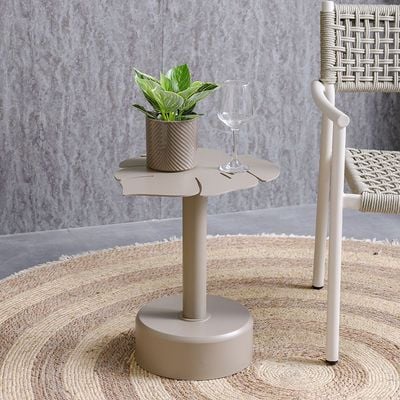 Leaf Side Table D37x46xT 5.0 mm - Sand