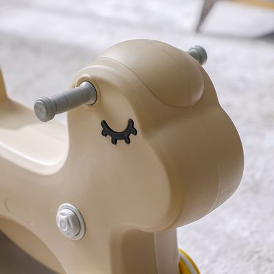 2-in-1 Kids Rocking Horse & Car - Multi-color - W31.5xD73xH48 