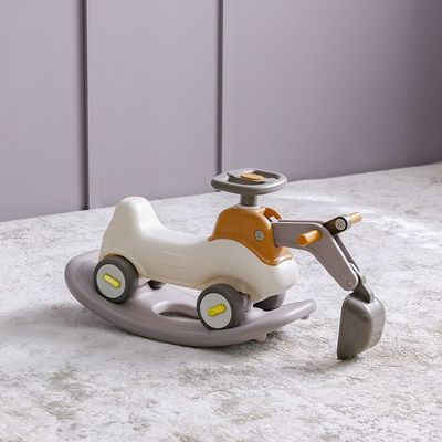 3-IN-1 Kids excavator &
rocking horse & car
