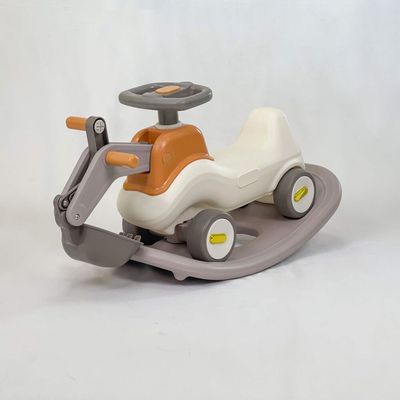 3-IN-1 Kids excavator &
rocking horse & car