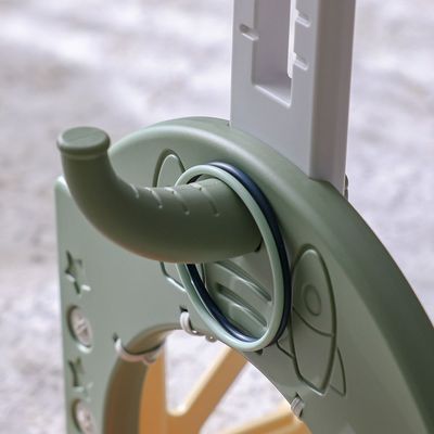 3-in-1 Kids Basketball Hoop, Football Goal & Play Rings