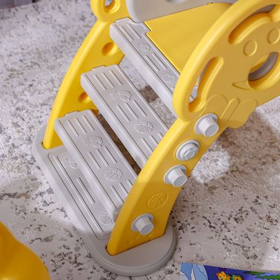 Kids Folding Slide - Yellow & Grey