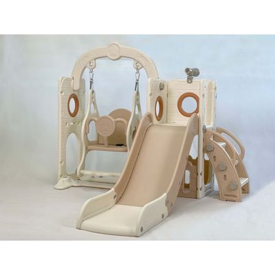 4-IN-1 Kids slide & swing & Toy telescope & storage