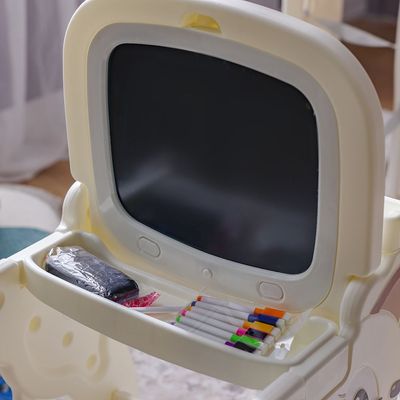 3-in-1 Kids LCD Screens Easel & Easel & Table