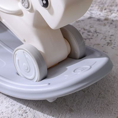 2-in-1 Kids Rocking Horse & Car - With Grey Base