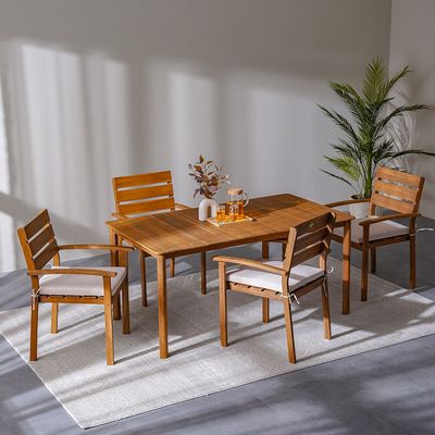 Nura 4+1 Wooden Dining Set