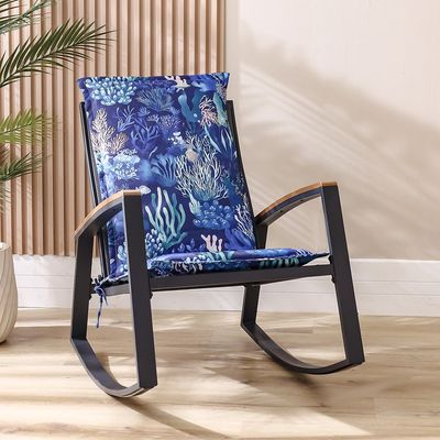 High Back Cushion 115X47X4Cm/120X52X4Cm - Ocean Bloom