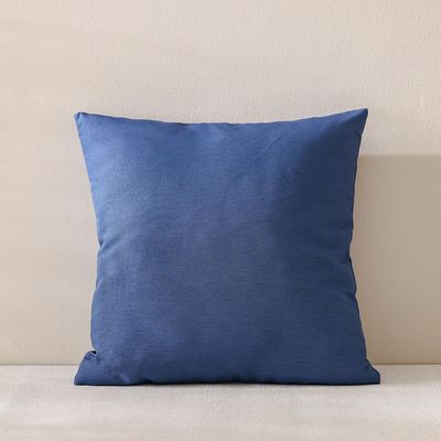 Toss Pillow With Zipper Without Piping 45X45Cm -Sapphier Blue